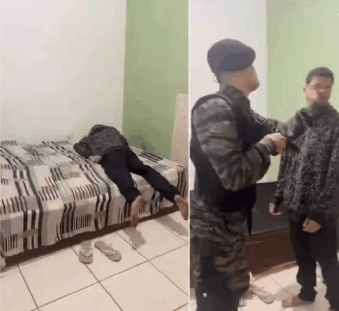 suspeito-de-agredir-a-mae-e-preso-apos-acao-policial-dentro-de-casa;-abordagem-gera-debate